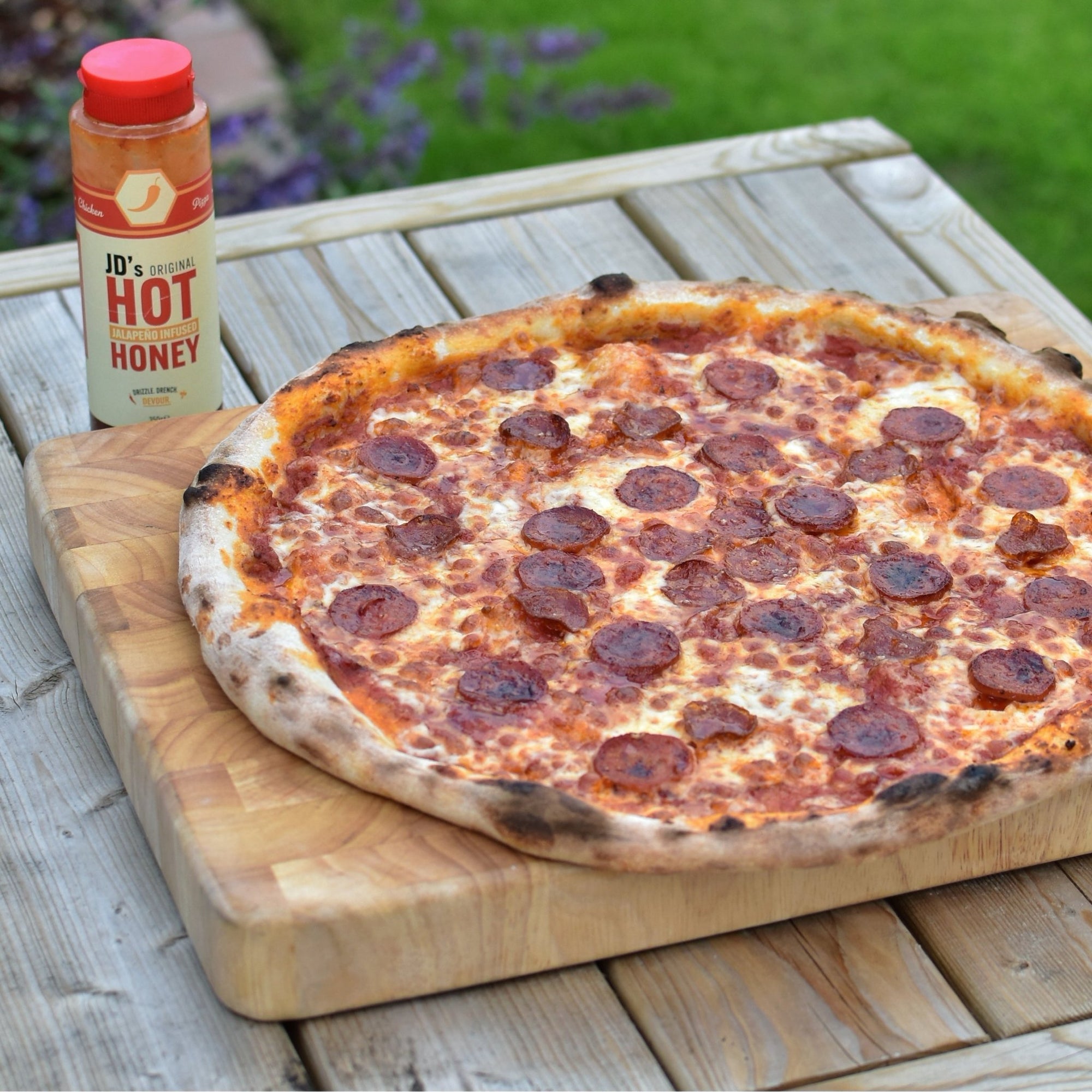 Spicy Hot Honey & Nduja Marinara Pizza - JD's Hot Honey