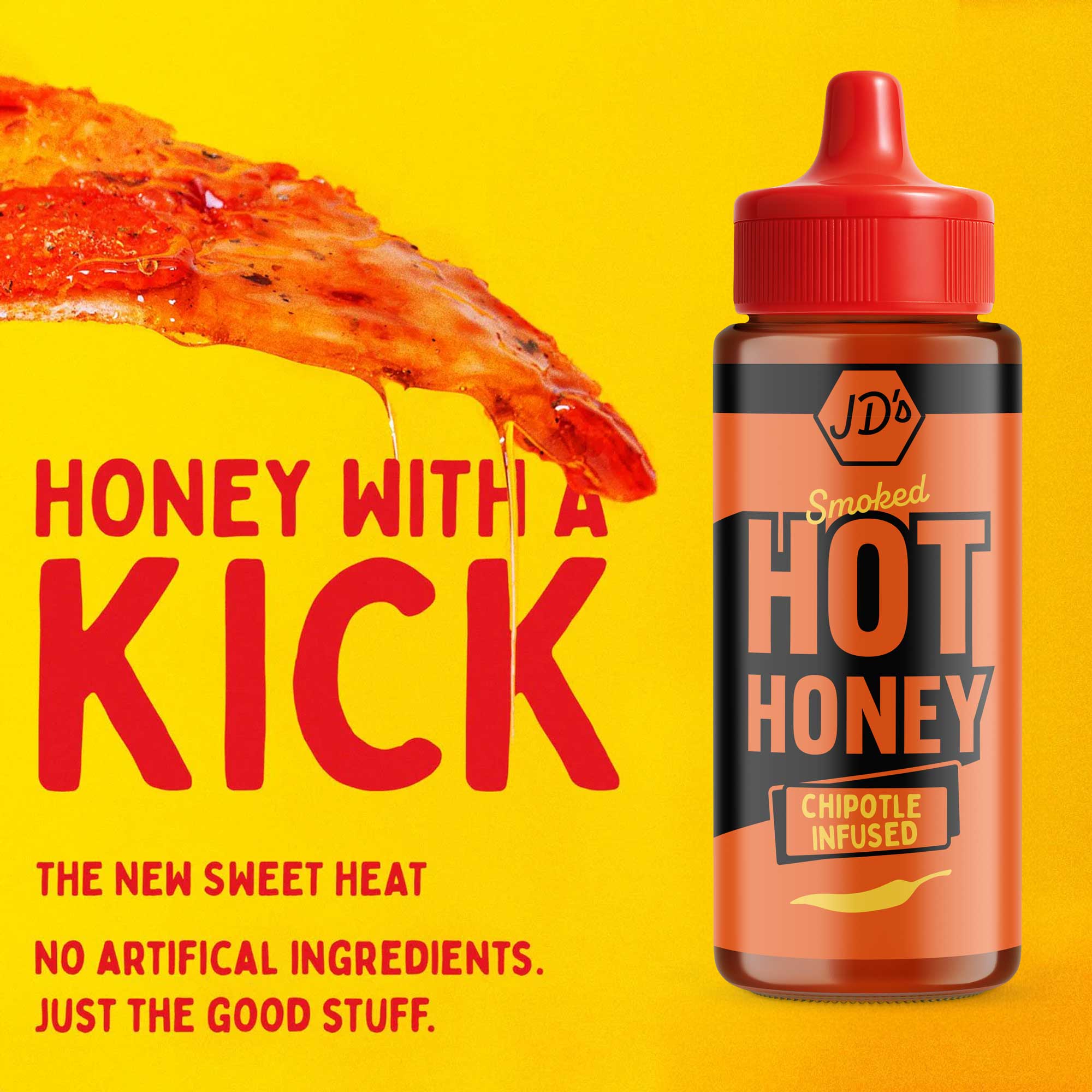 JD's Smoked Hot Honey 260g