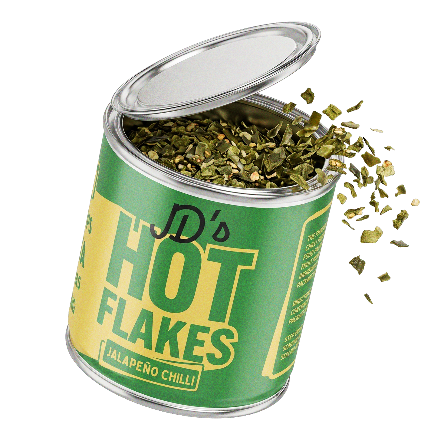 JD's Hot Jalapeño Chilli Flakes 35g