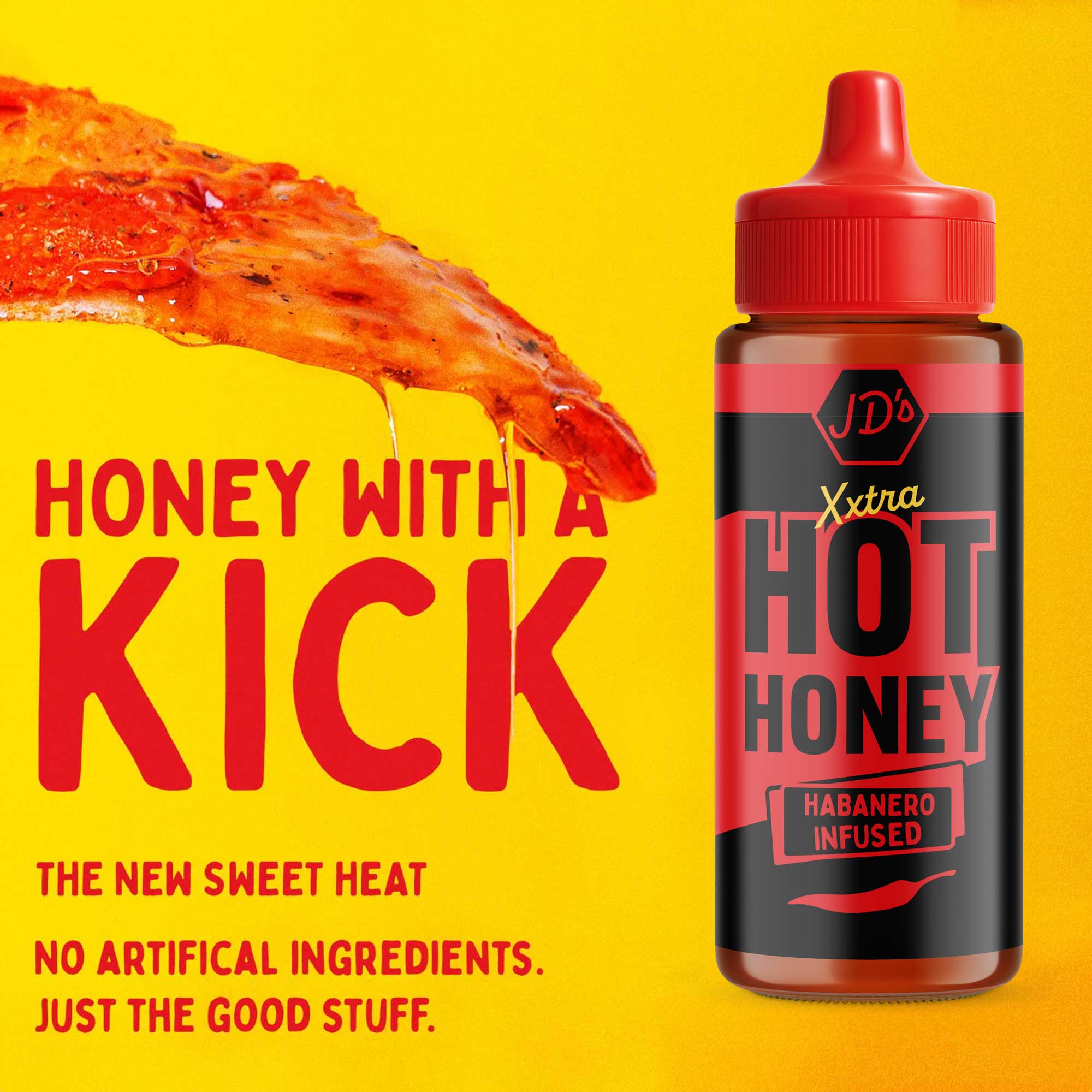 JD's XXTRA Hot Honey 260g