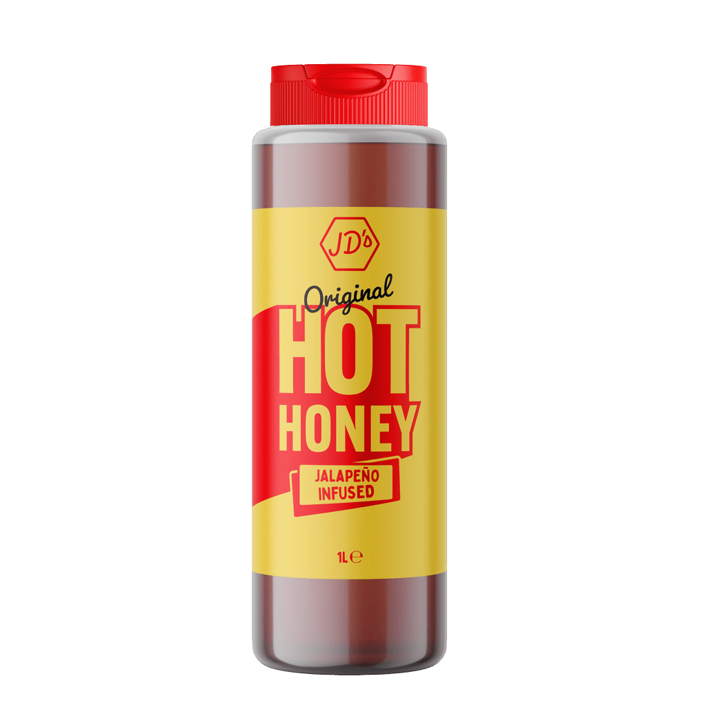 JD's Hot Honey Original - 1 Litre Big Bottle - JD's Hot Honey