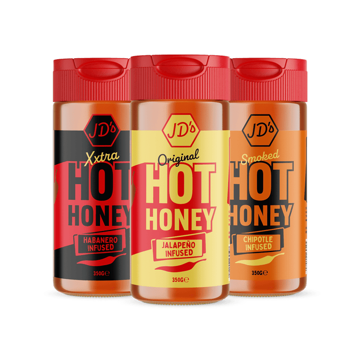 JD's Original / Extra Hot & Smoked Trio - JD's Hot Honey