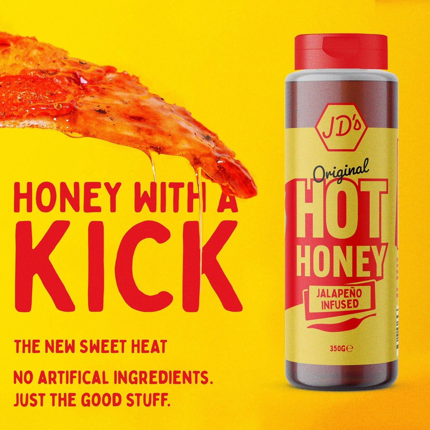 JD's Hot Honey Original 350g - JD's Hot Honey